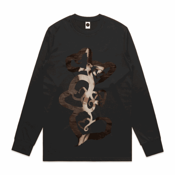 Adorable Regular Long-Sleeved T-Shirt in Black Adorable Regular Long-Sleeved T-Shirt in Black