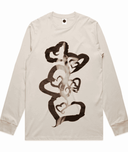 Adorable Long-Sleeved T-Shirt Bone
