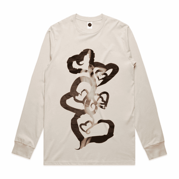 Adorable Long-Sleeved T-Shirt Bone Adorable Long-Sleeved T-Shirt Bone