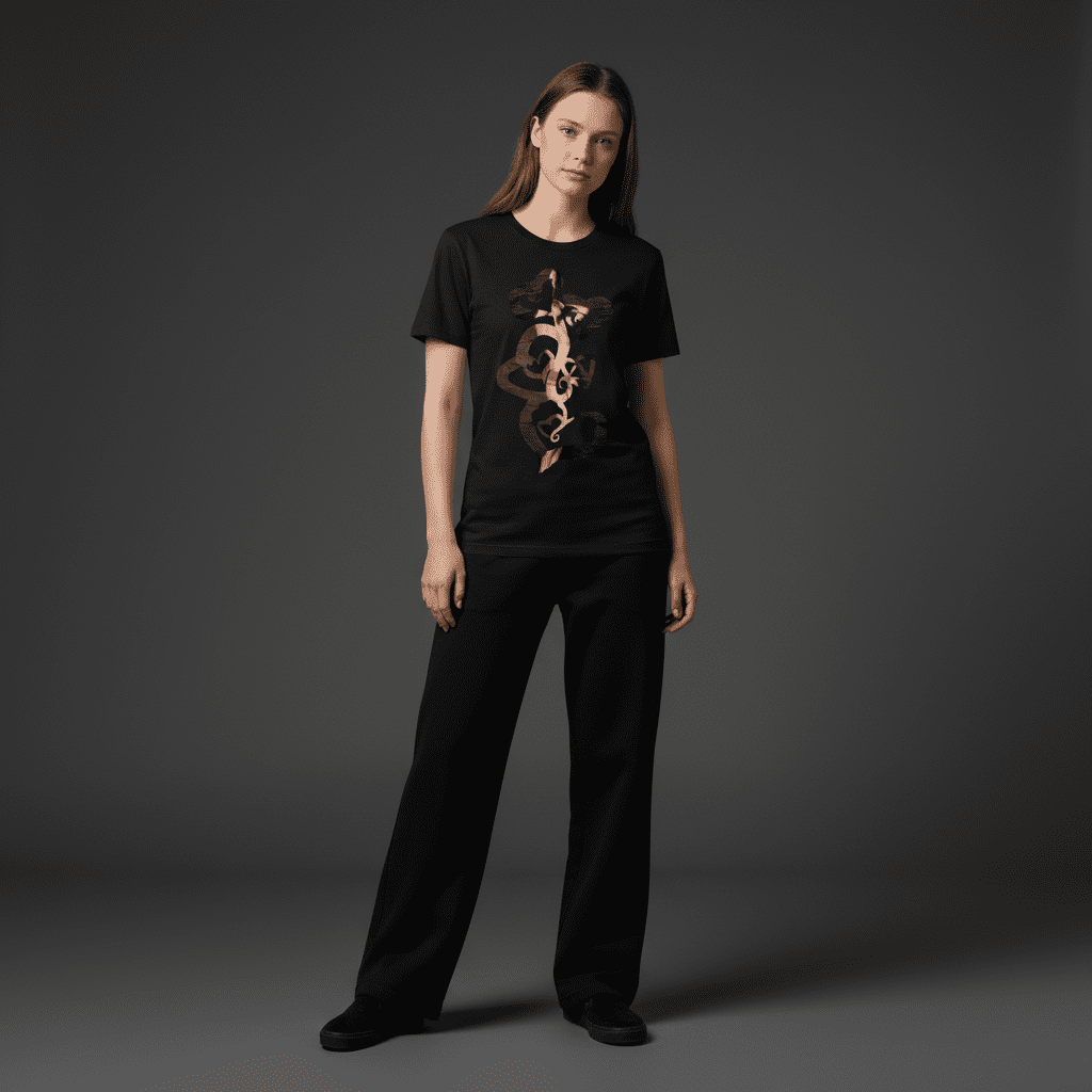 Adorable Regular T-Shirt Black Adorable Regular T-Shirt Black