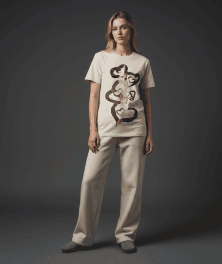 Adorable Regular T-Shirt in Bone