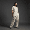 Adorable Relaxed Sweatpants Bone Adorable Relaxed Sweatpants Bone