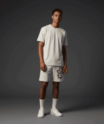 Adorable Relax Track Shorts Bone