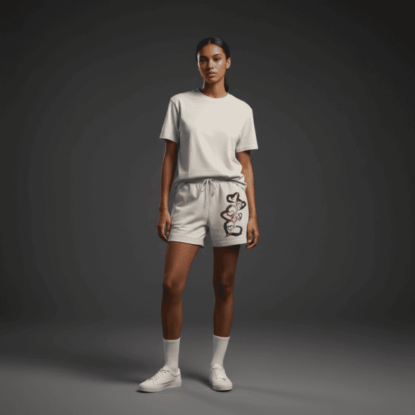 Adorable Relax Track Shorts Bone Adorable Relax Track Shorts Bone