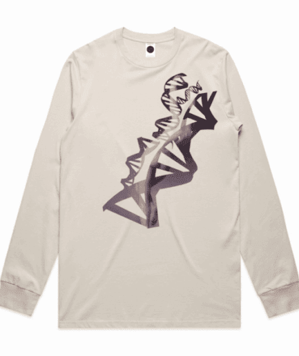 Breakthrough Regular Long-Sleeved T-Shirt in Bone