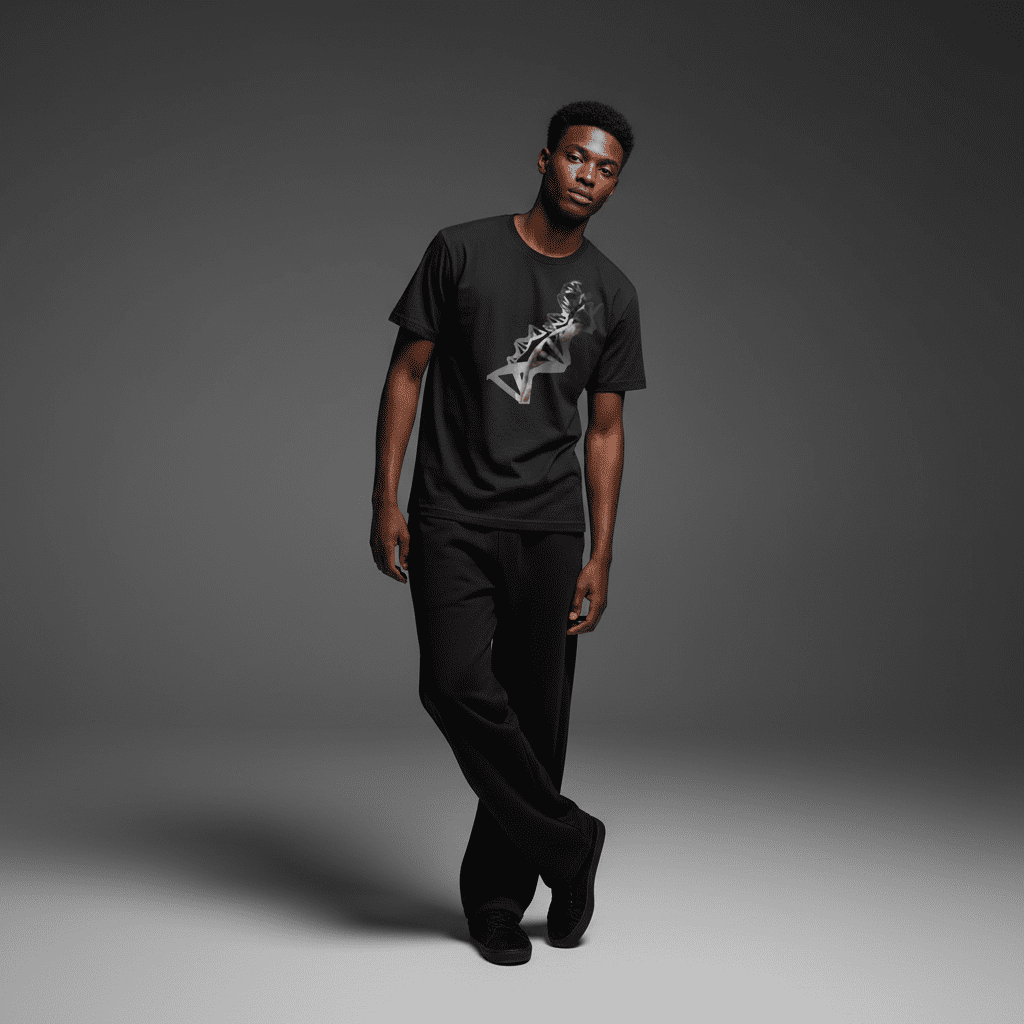 Breakthrough Regular T-Shirt in Black Breakthrough Regular T-Shirt in Black