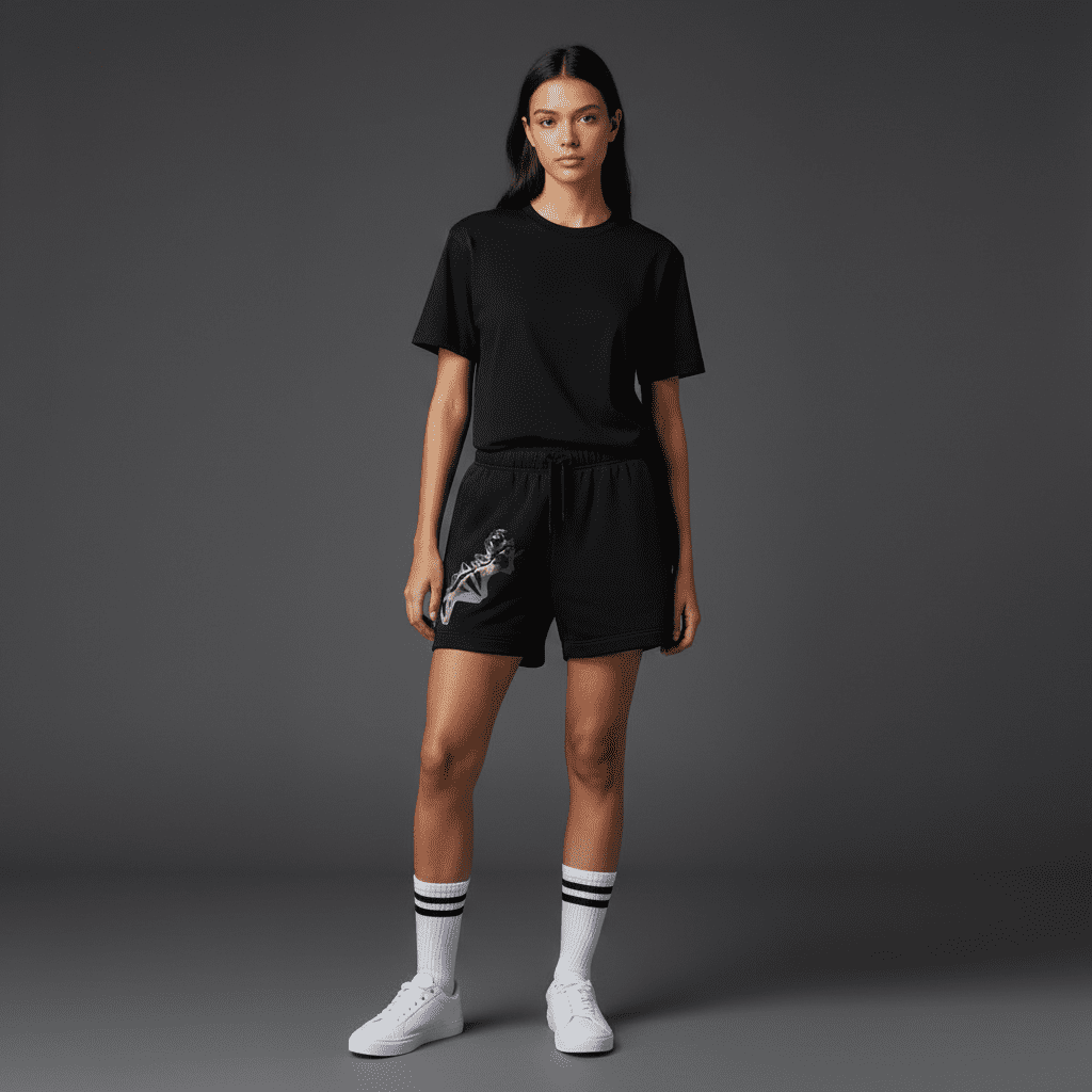 Breakthrough Relax Track Shorts Black Breakthrough Relax Track Shorts Black