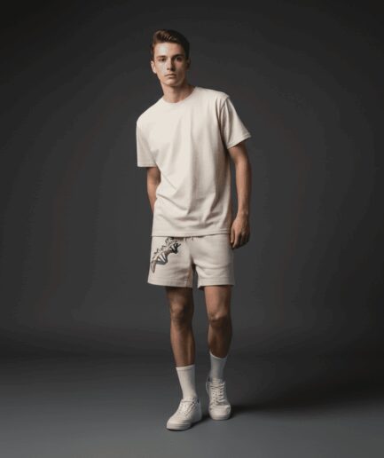 Breakthrough Relax Track Shorts Bone