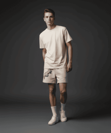 Breakthrough Relax Track Shorts Bone