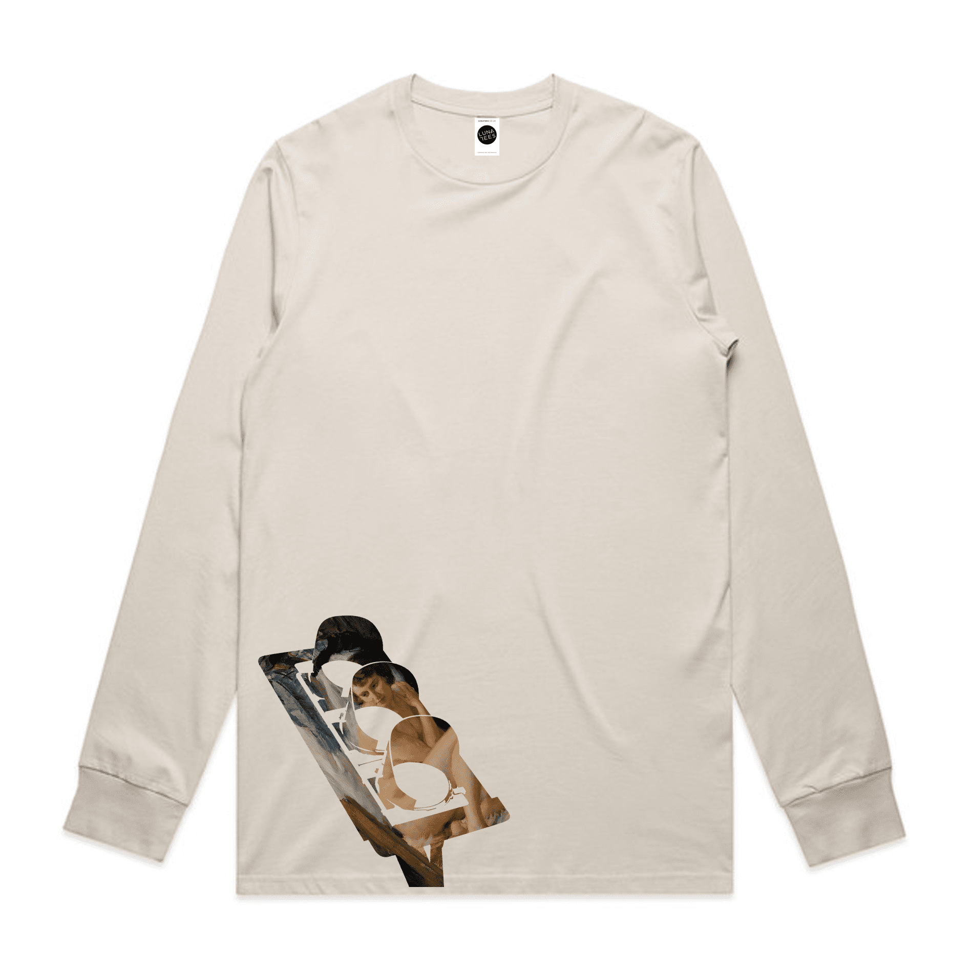 Clarity Regular Long-Sleeved T-Shirt in Bone Clarity Regular Long-Sleeved T-Shirt in Bone