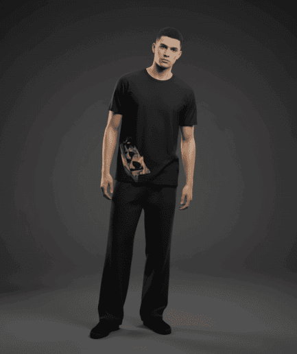 Clarity Regular T-Shirt in Black