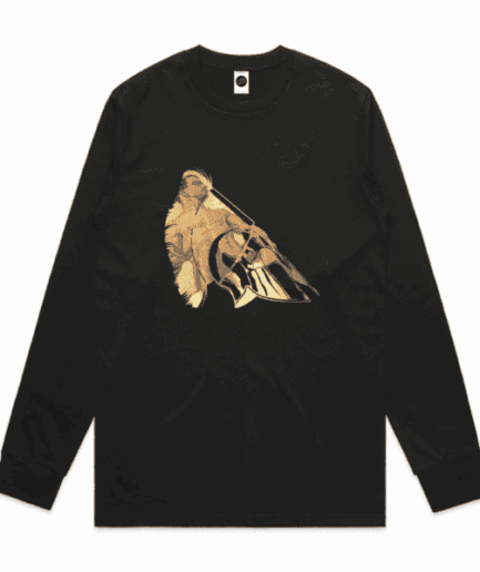 Destiny Regular Long-Sleeved T-Shirt in Black