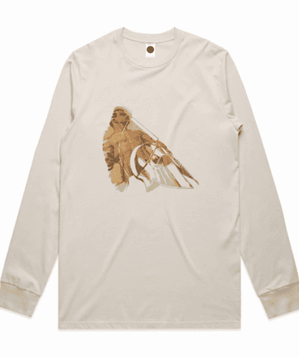 Destiny Regular Long-Sleeved T-Shirt in Bone