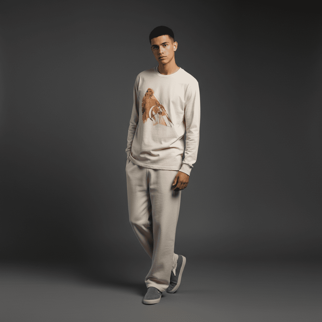 Destiny Regular Long-Sleeved T-Shirt in Bone Destiny Regular Long-Sleeved T-Shirt in Bone