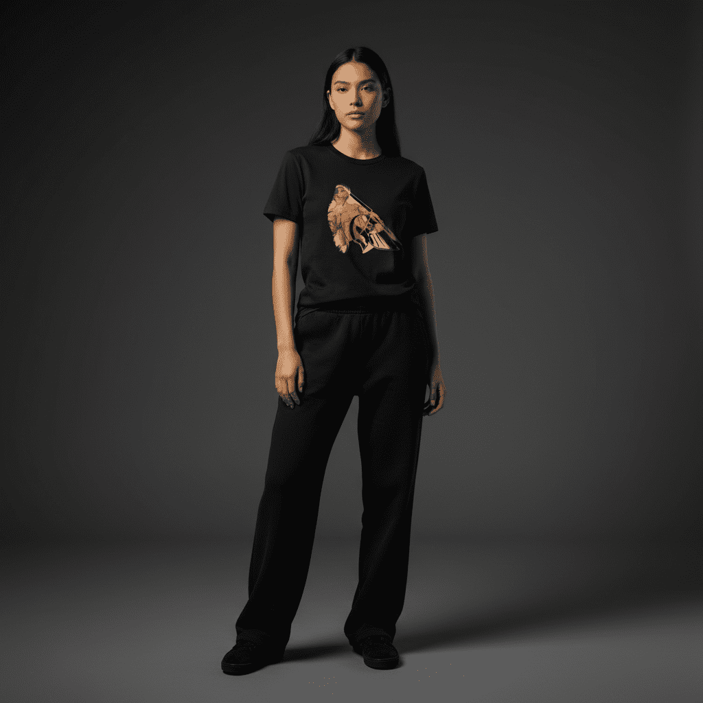 Destiny Regular T-Shirt in Black Destiny Regular T-Shirt in Black