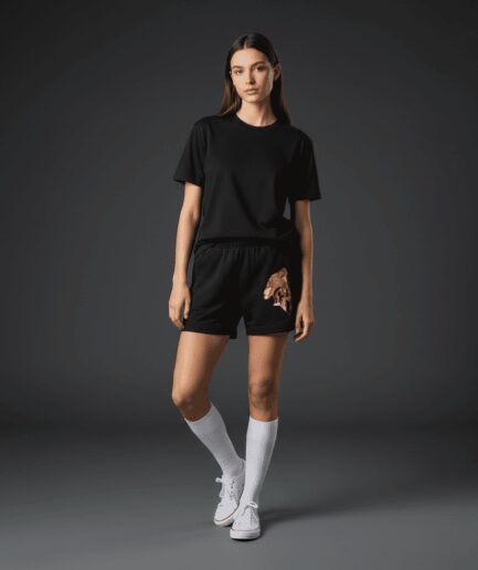 Destiny Relax Track Shorts Black
