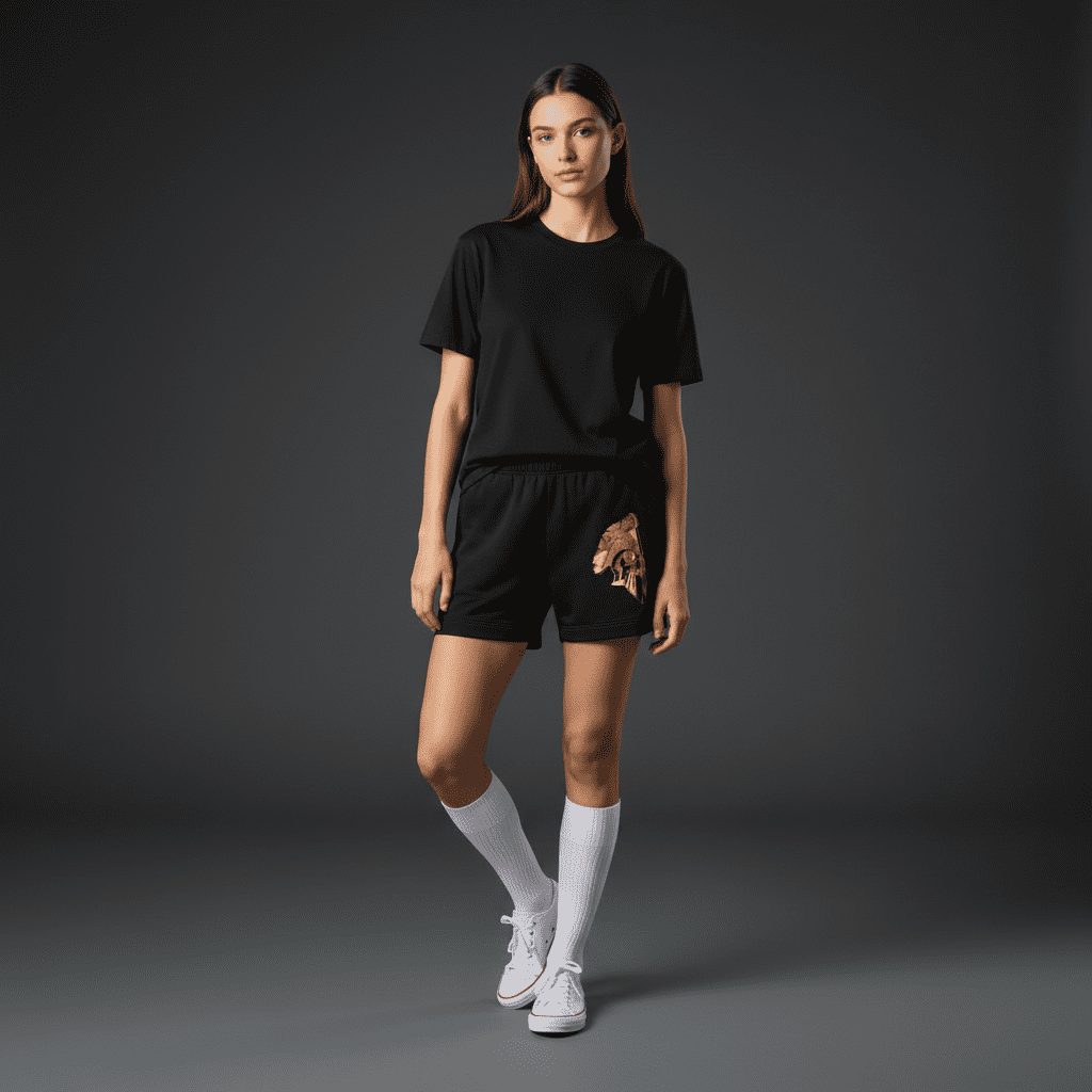 Destiny Relax Track Shorts Black Destiny Relax Track Shorts Black