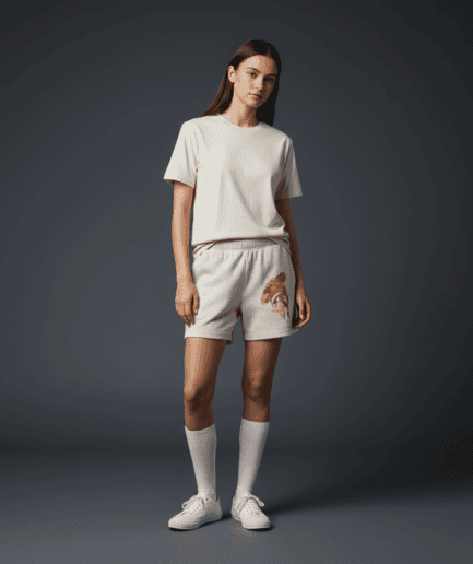 Destiny Relax Track Shorts Bone