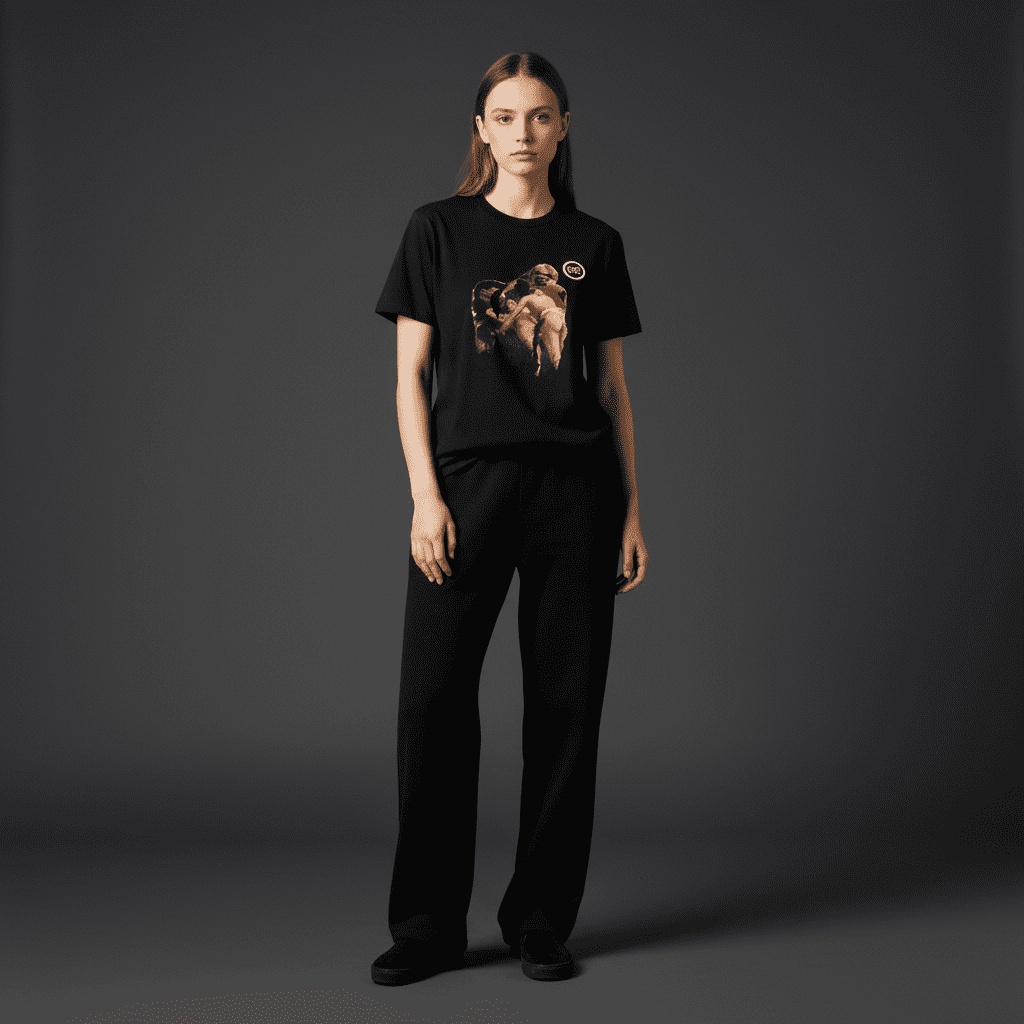Dominate Regular T-Shirt in Black Dominate Regular T-Shirt in Black