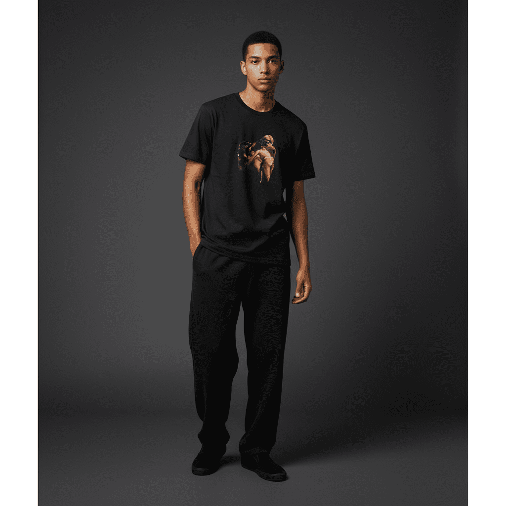 Dominate Regular T-Shirt in Black Dominate Regular T-Shirt in Black