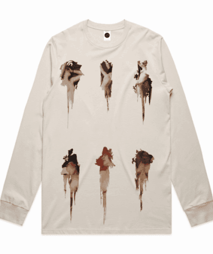 Euphoric Regular Long-Sleeved T-Shirt in Bone