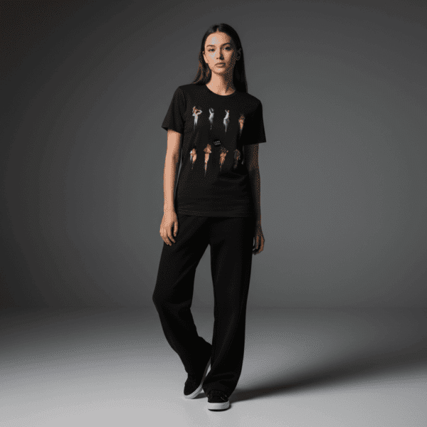 Euphoric Regular T-Shirt in Black Euphoric Regular T-Shirt in Black
