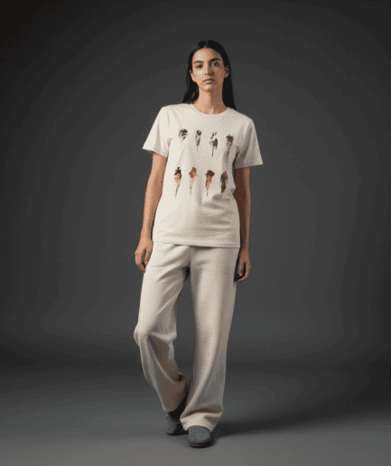 Euphoric Regular T-Shirt in Bone