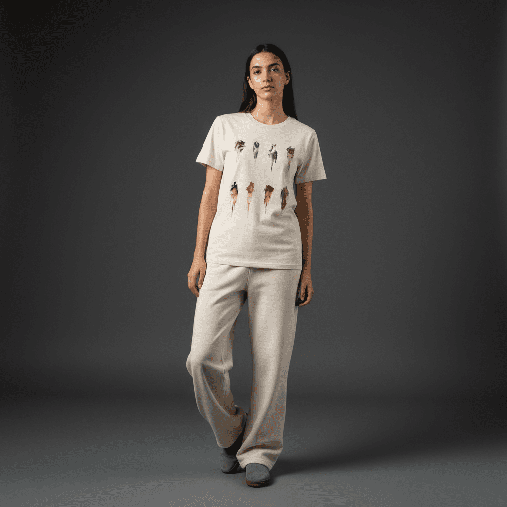 Euphoric Regular T-Shirt in Bone Euphoric Regular T-Shirt in Bone