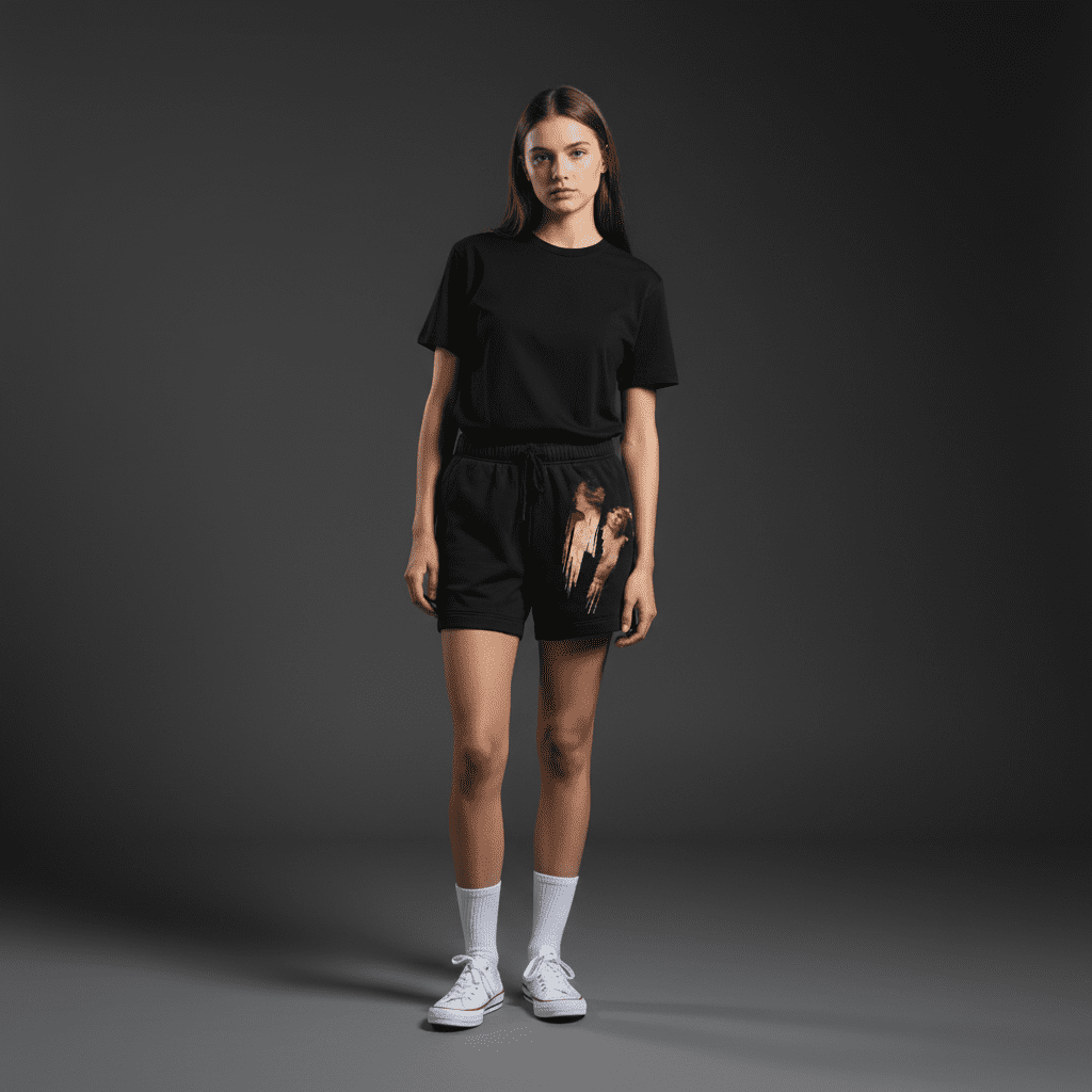 Euphoric Relax Track Shorts Black Euphoric Relax Track Shorts Black