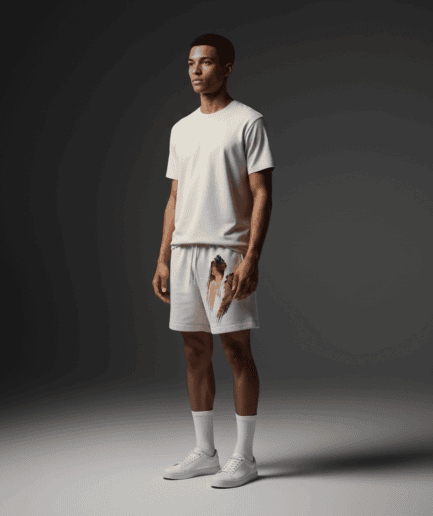 Euphoric Relax Track Shorts Bone