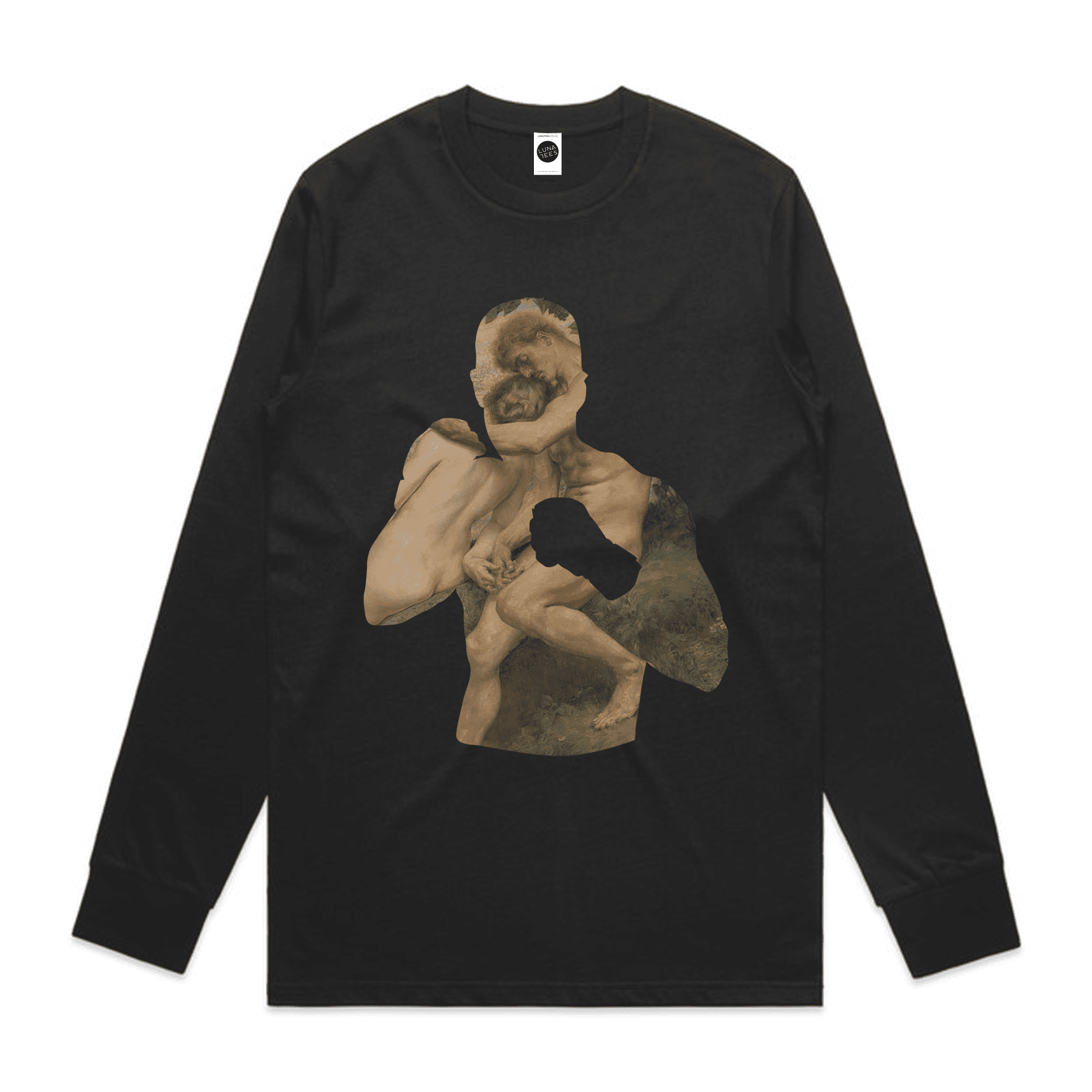 Fight Long-Sleeved T-Shirt Black2