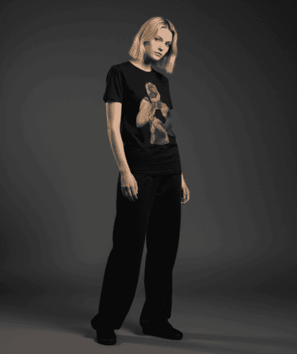 Fight Regular T-Shirt in Black