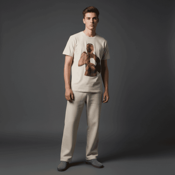 Fight Regular T-Shirt in Bone Fight Regular T-Shirt in Bone