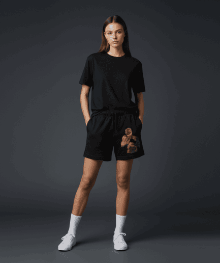 Fight Relax Track Shorts Black