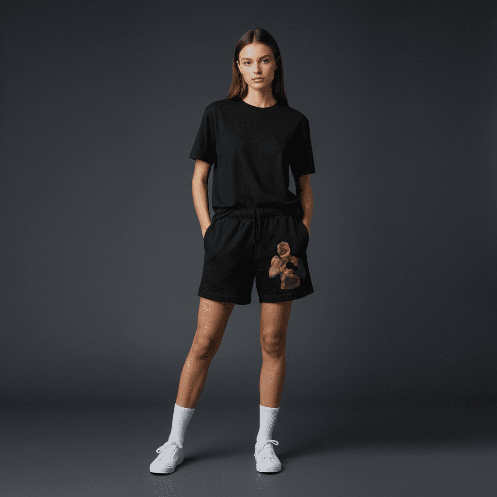 Fight Relax Track Shorts Black Fight Relax Track Shorts Black