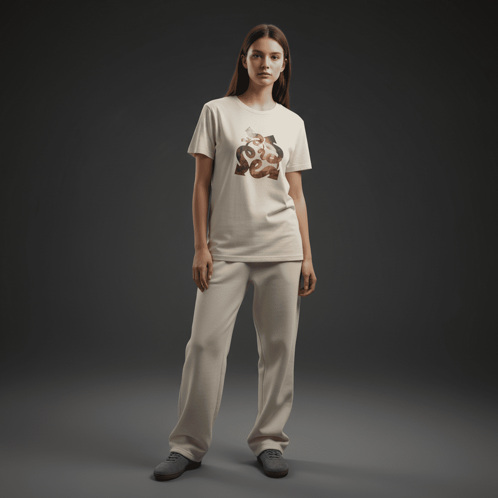 Genius Regular T-Shirt in Bone Genius Regular T-Shirt in Bone