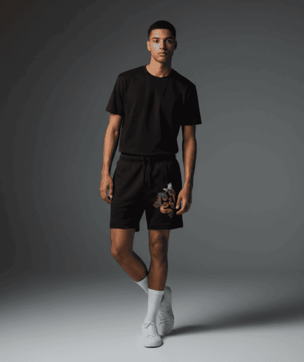 Genius Relax Track Shorts Black
