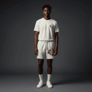 Genius Relax Track Shorts Bone