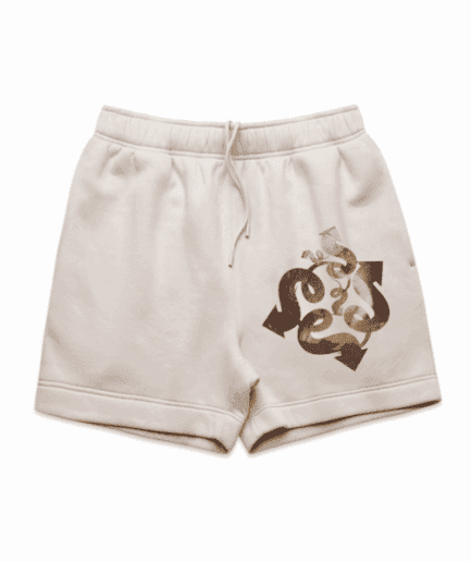 Genius Relax Track Shorts Bone