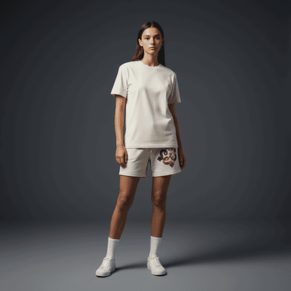 Genius Relax Track Shorts Bone Genius Relax Track Shorts Bone