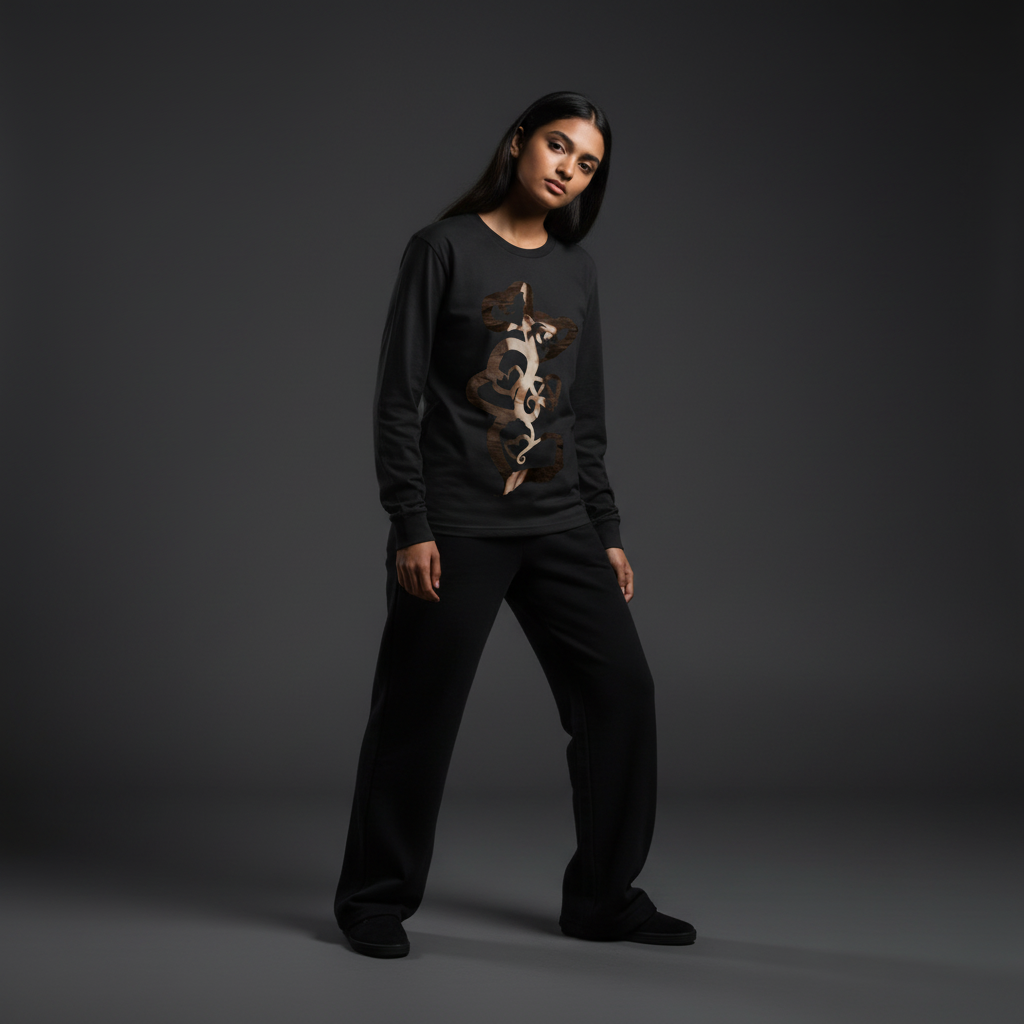 HALO-Adorable-Longsleeves-Black F