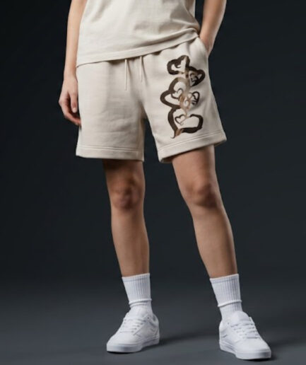 Adorable Relax Track Shorts Bone