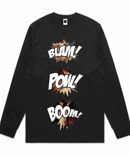 Ignite Regular Long-Sleeved T-Shirt in Black