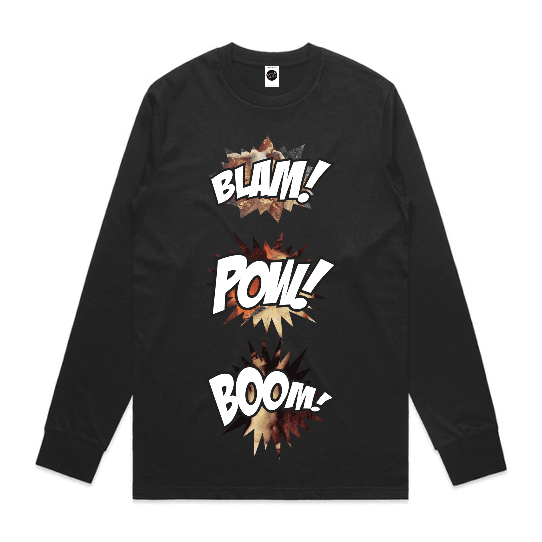 Ignite Regular Long-Sleeved T-Shirt in Black Ignite Regular Long-Sleeved T-Shirt in Black