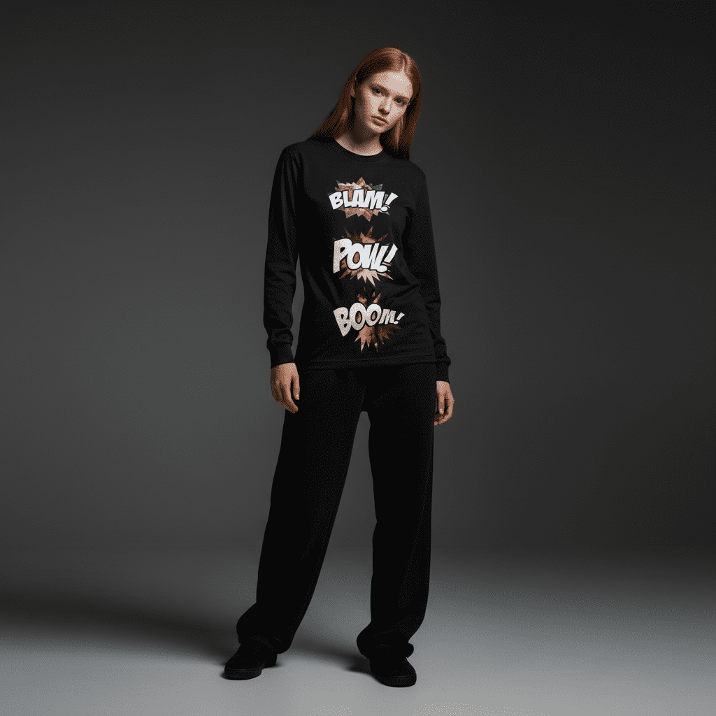 Ignite Regular Long-Sleeved T-Shirt in Black Ignite Regular Long-Sleeved T-Shirt in Black