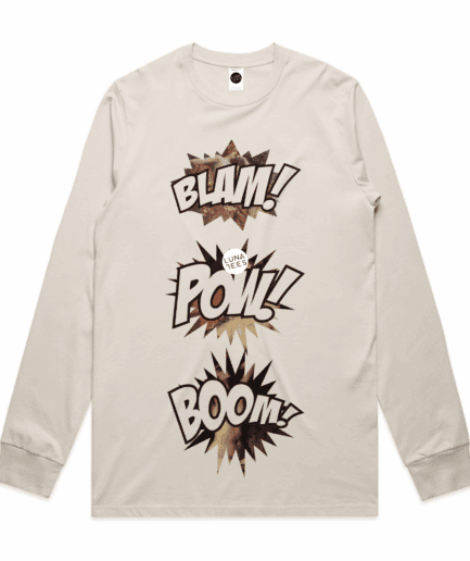 Ignite Regular Long-Sleeved T-Shirt in Bone