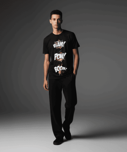 Ignite Regular T-Shirt in Black