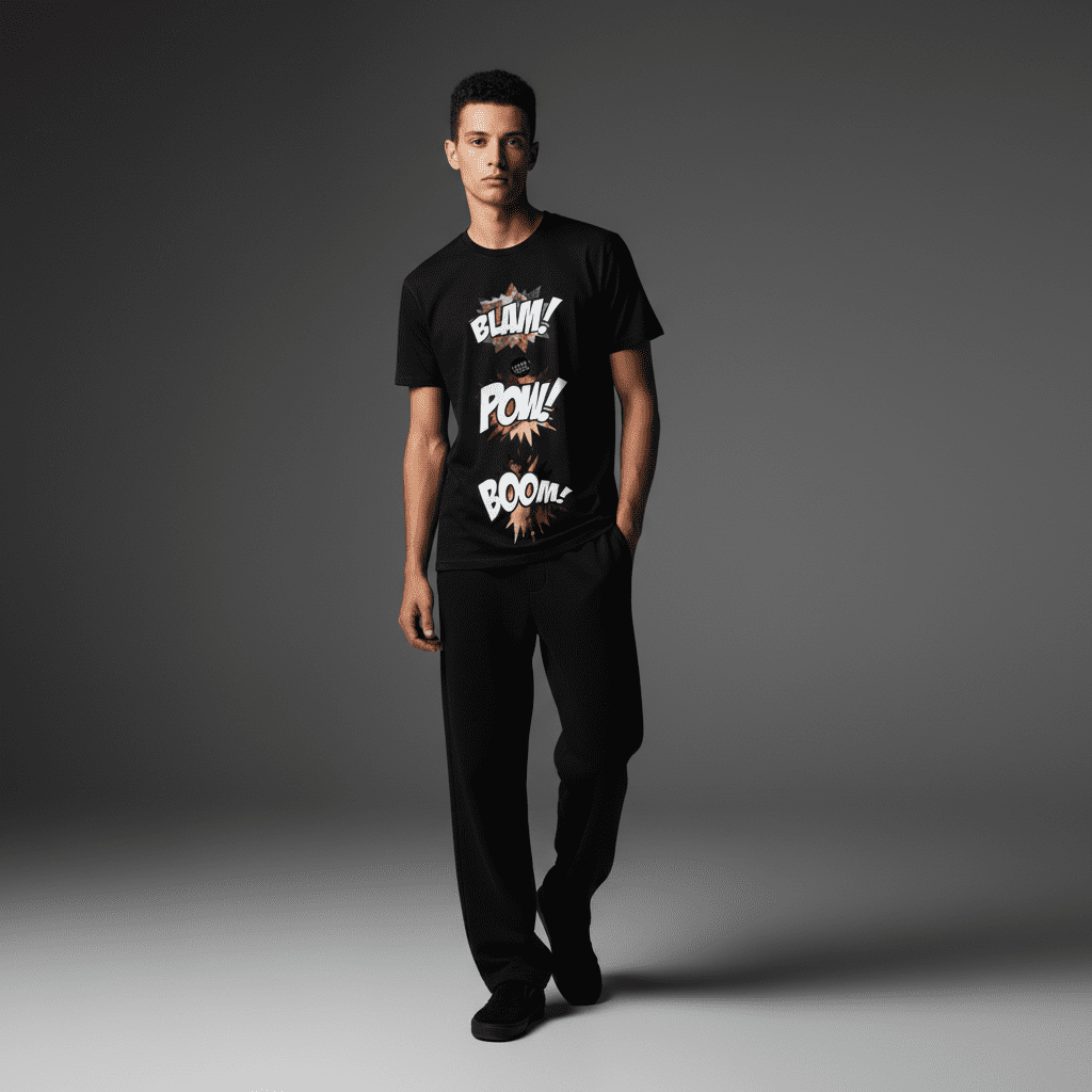Ignite Regular T-Shirt in Black Ignite Regular T-Shirt in Black