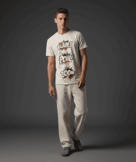 Ignite Regular T-Shirt in Bone