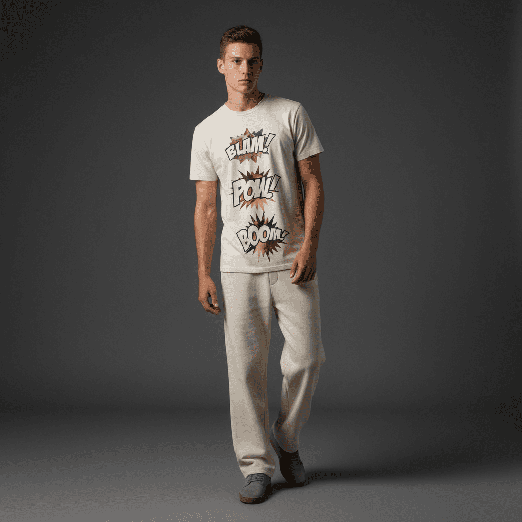 Ignite Regular T-Shirt in Bone Ignite Regular T-Shirt in Bone